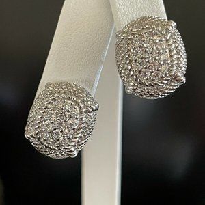 Judith Ripka Cable Design Earrings